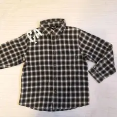 ☆COMME CA ISM  長袖シャツ110A☆  チェック柄シャツ