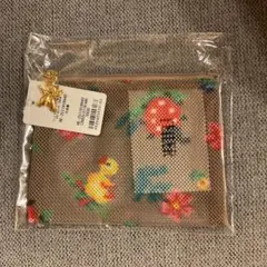 フェイラー　ハイジ柄　メッシュポーチ　Sサイズ　ベージュ