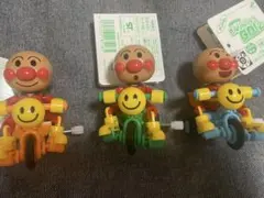 アンパンマン 三輪車　おもちゃ 3種セット　ぜんまい