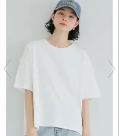 coca OE天竺ラウンドヘムTシャツ ホワイト