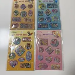 【新品未開封】ディズニー　ウォーターシール　4種セット
