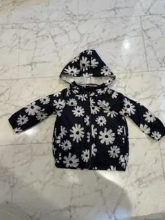 BREEZE 花柄フード付きアウター 80センチ