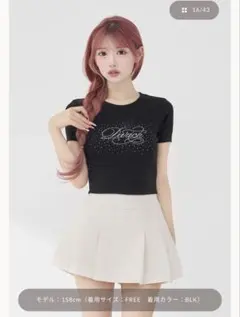 Darich ロゴビジューエンジェルモチーフTシャツ【black】 - メルカリ