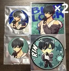 ブルーロック　ワイルドエンカウント　糸師凛　缶バッジ　クリアカード　コースター