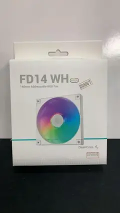 ★DEEPCOOL FD14 ARGB WH 140mm ケースファン