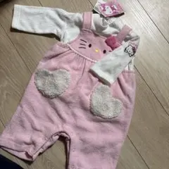 新品　キティちゃん　ロンパース　カバーオール　サロペット　サンリオ　ハローキティ