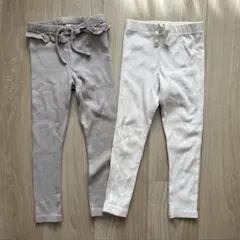 水通しのみ　ZARA レギンスセット 110cm