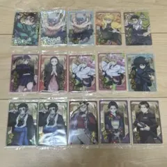 鬼滅の刃 ウエハース10 カード 15枚セット まとめ売り