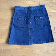 GU   デニムミニスカート　M
