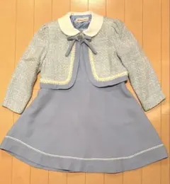 フォーマル 水色 女の子 115cm