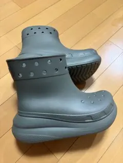 crocs レインブーツ グレー M4 W6のサムネイル