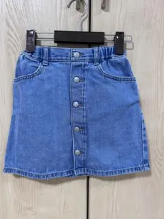 GU キッズ デニムスカート 130cm