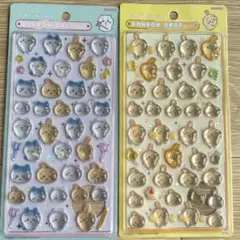 ちいかわ ボンボンドロップシール 第一弾 集合+うさぎ　2種セットのサムネイル