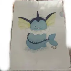 新品　ポケモン クリアファイル シャワーズ