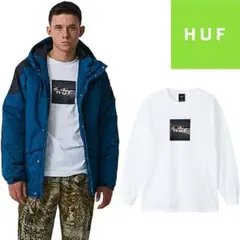 HUF (ハフ) men's メンズ　ロングスリーブ　長袖　tシャツ ロゴ　Lのサムネイル
