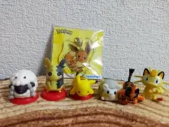 【レア商品】ポケモンチョコエッグフィギュア 7点セットピカチュウイーブイモルペコ