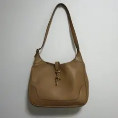 良品　マウロゴヴェルナ　ショルダーバッグ　ワンショルダー　レザー　キャメル