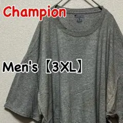 HD56【US輸入】Champion　半袖Tシャツ【メンズ3XL】グレー