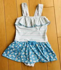 子供用 フリル ワンピース水着 130cm