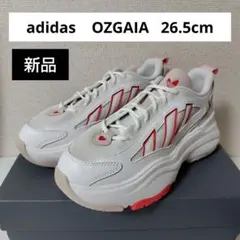 adidas OZGAIA 26.5cm 白 赤 ハート 厚底