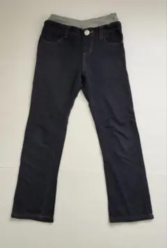 MPS ダークブルー デニム風パンツ　綿100%　140