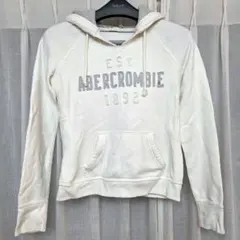 Abercrombie ホワイト パーカー