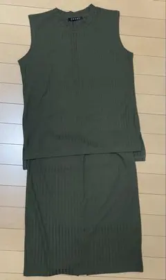 INGNI ノースリーブ セットアップ カーキ M