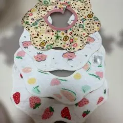 フルーツ柄 スタイ 4枚セット