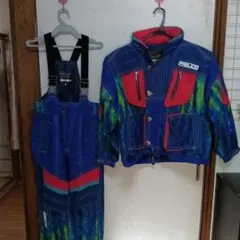 最終価格)FABLICE ジュニア用スキ一ウェア上下セット150cm