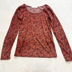 mysty woman 花柄 長袖 カットソー Mサイズ 小花 総柄のサムネイル