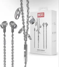 DIESEL ディーゼル 有線イヤホン Lightning変換アダプタ付き - メルカリ