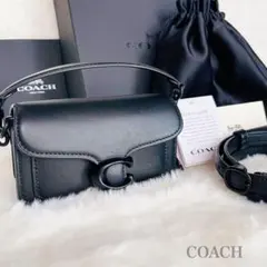 極美品 COACH タビー12 ミニバッグ マイクロサイズ ブラックのサムネイル