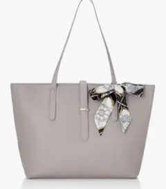 E.L.A イーエルエー トートバッグ A4対応 上品 通勤 大容量 グレージュ