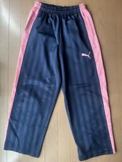 PUMA プーマ ジャージ パンツ ネイビー×ピンク　Sサイズ