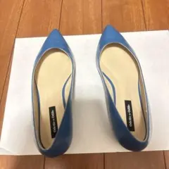 【未使用に近い】Odette e Odile パンプス　ブルーのサムネイル