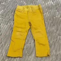 BabyGAP 90cm カラースキニーパンツ マスタードイエロー