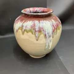 信楽焼 花瓶 陶器の花瓶　高さ約25cm