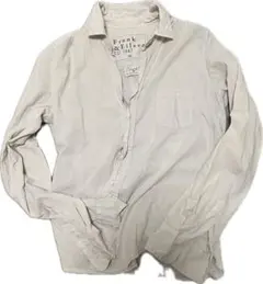 Frank&Eileen BARRY ライトグレー　長袖シャツ　100%コットン