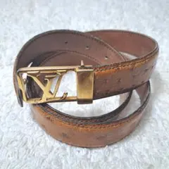 未使用品　OSTRICH　オーストリッチ　ベルト　レザー　ブラウン　フリーサイズ 000000000470-08-l.jpg?t=