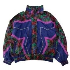 総柄 ナイロンジャケット