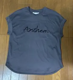 auie F（アウィーエフ） 半袖　Tシャツ　チャコールグレー 38のサムネイル