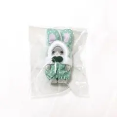 シルバニアファミリー 赤ちゃんカラフルウサギコスチューム ミントグリーン 緑