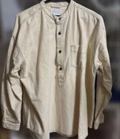 CIAOPANIC TYPY ベージュ バンドカラーシャツ Ｌ