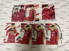 ハイキュー!! 黒尾鉄朗 孤爪研磨 缶バッジ カード