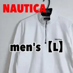 A586【NAUTICA】ハーフジップトップス【L】のサムネイル