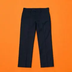 ユニクロ ドライレギュラーフィットノータックパンツ 黒 88cm スラックスのサムネイル
