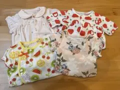 ロンパース 4枚セット50-60cm