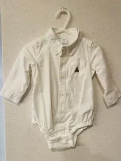 【値下げ】babyGapボディスーツ、デニムオーバーオール セット(70cm)