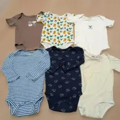 ロンパースまとめ売り5着　半袖長袖　9-12Month　70～80㎝