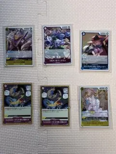 世界最強の戦士　 ワンピースカード セット6枚